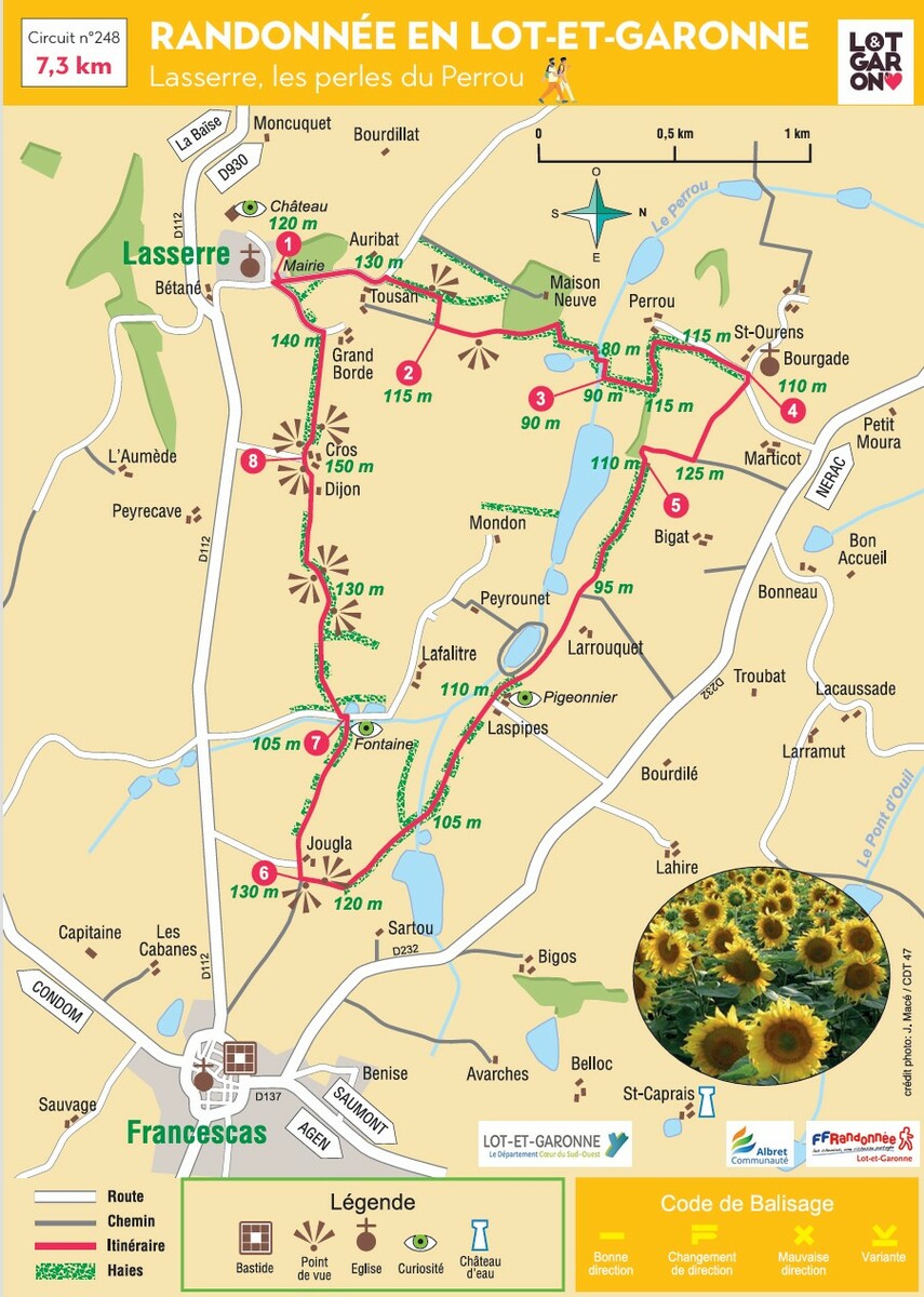 Rando remise en forme à LASSERRE vendredi 12 septembre 20925