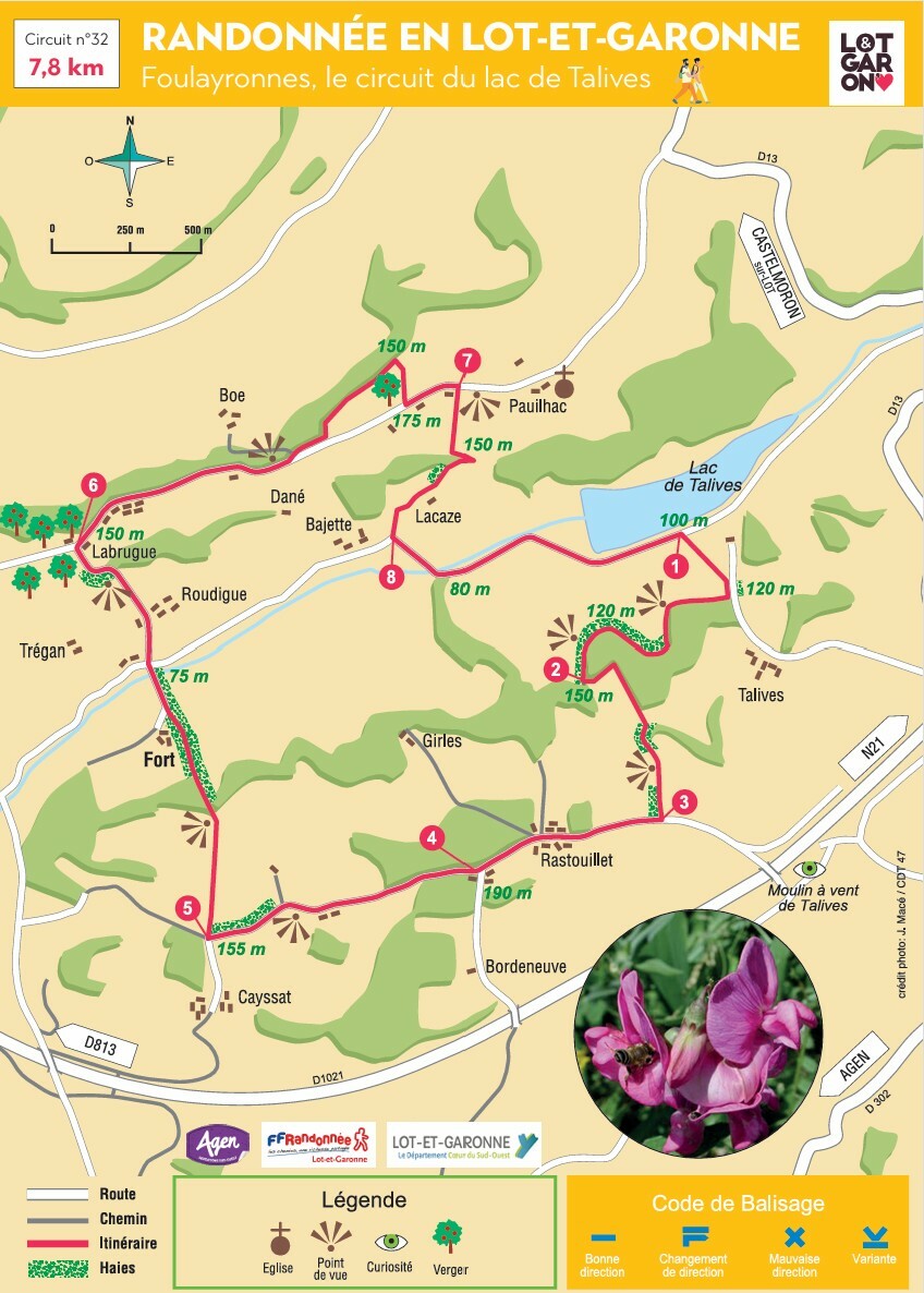 Rando à FOULAYRONNES jeudi 18 septembre 2025