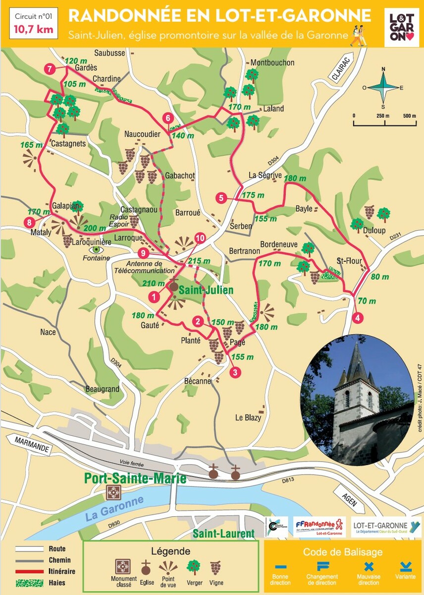 Rando à St JULIAN jeudi 20 novembre 2025