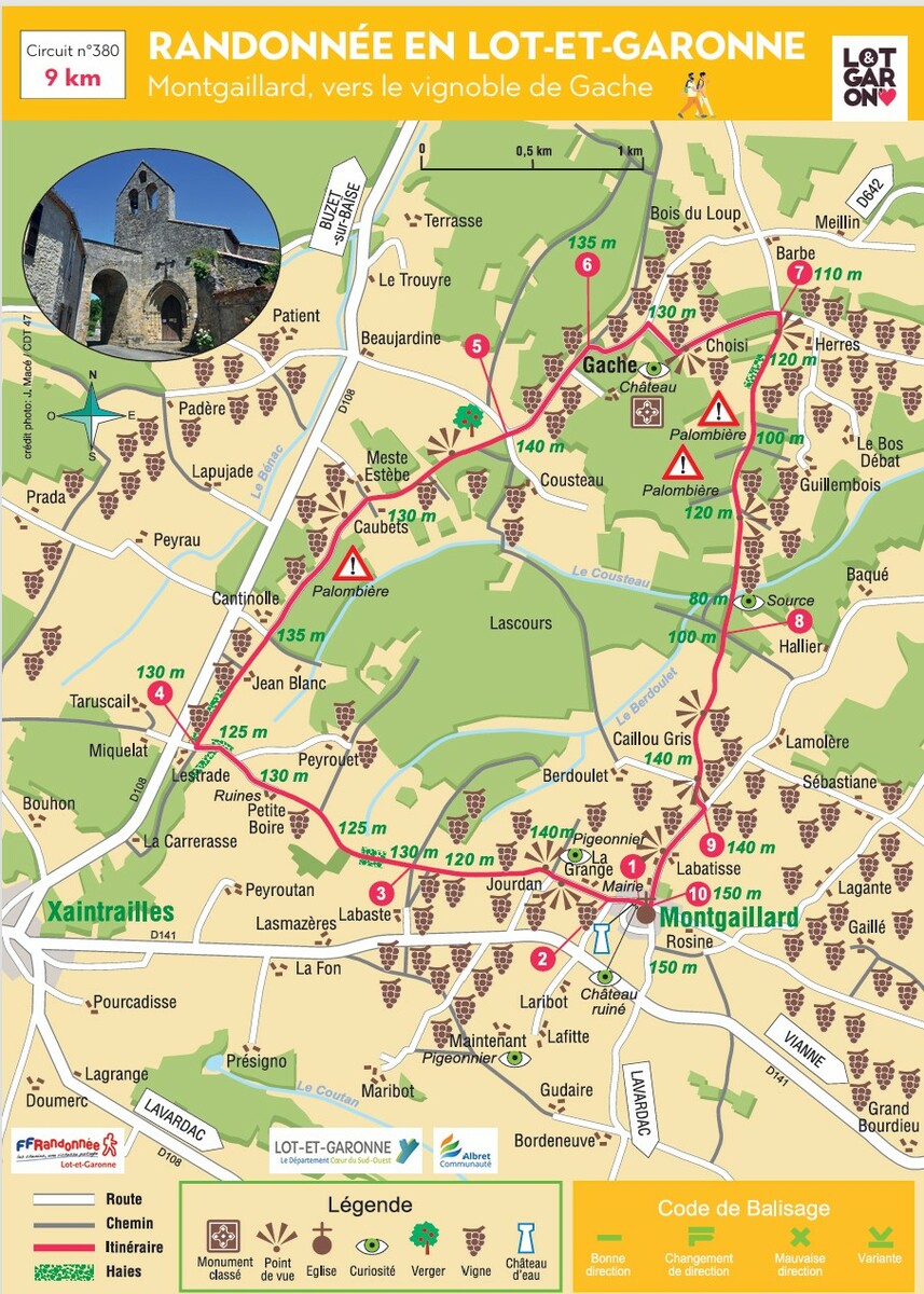 Rando à MONTGAILLARD  jeudi 27 novembre 2025