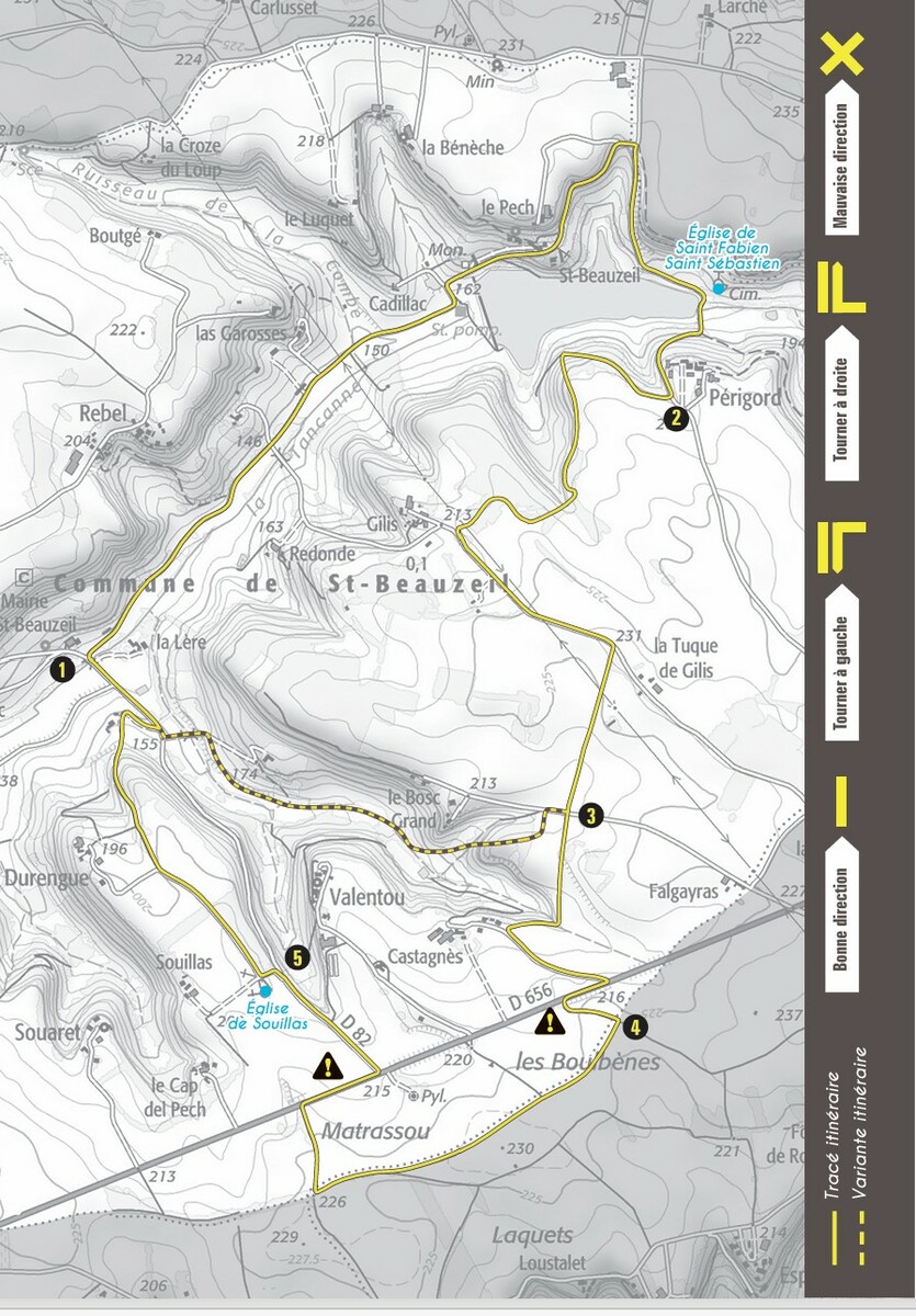 Rando à St BEAUZEIL (82) jeudi 12 mars 2026