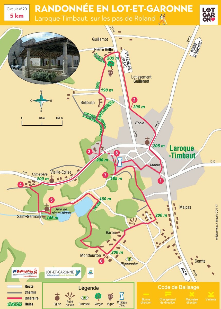 Rando remise en forme à LAROQUE-TIMBAUT  vendredi 13 mars 2026