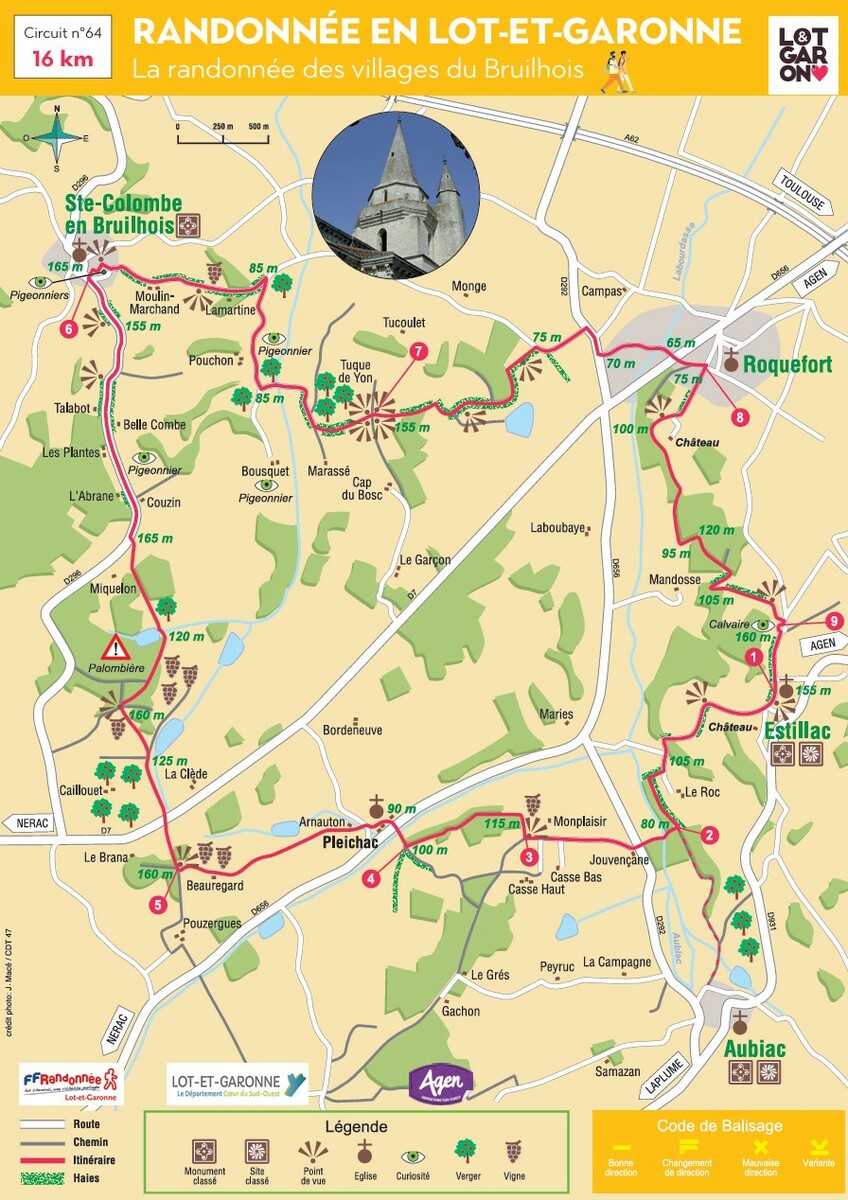 Rando des villages du Bruilhois dimanche 22 mars 2026