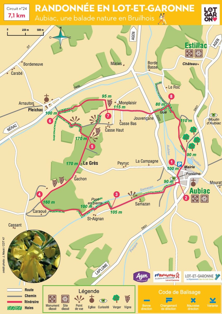 Rando à AUBIUAC vendredi 28 août 2026
