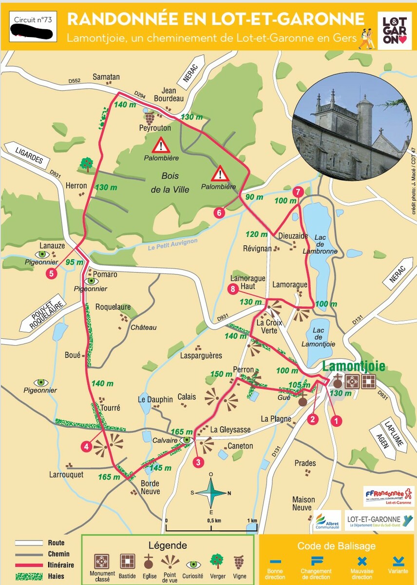 Rando à LAMONTJOIE jeudi 17 septembre 2026