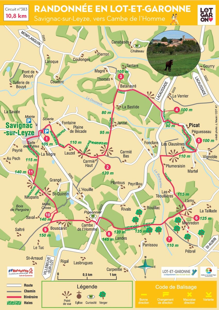 Rando à SAVIGNAC dimanche 11 octobre 2026