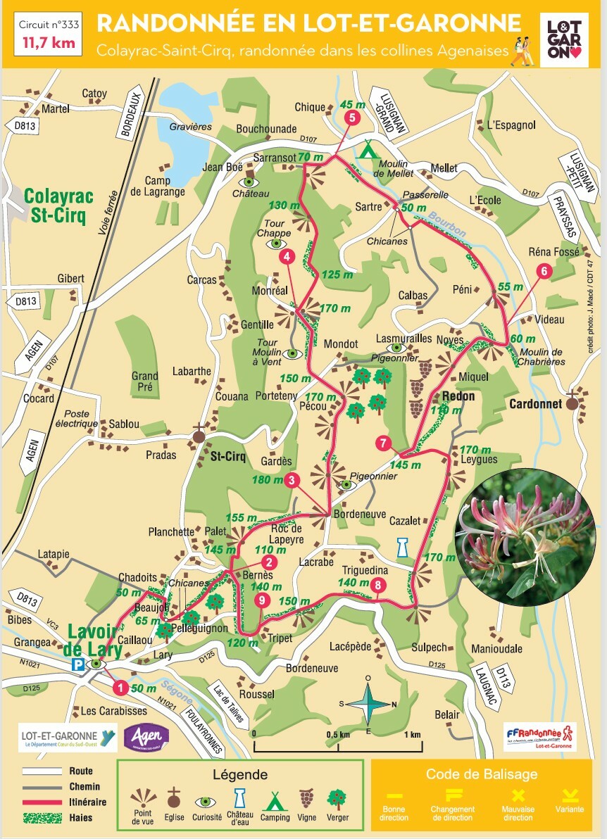 Rando à COLYRAC-SAINT-CIRQ dimanche 25 octobre 2026