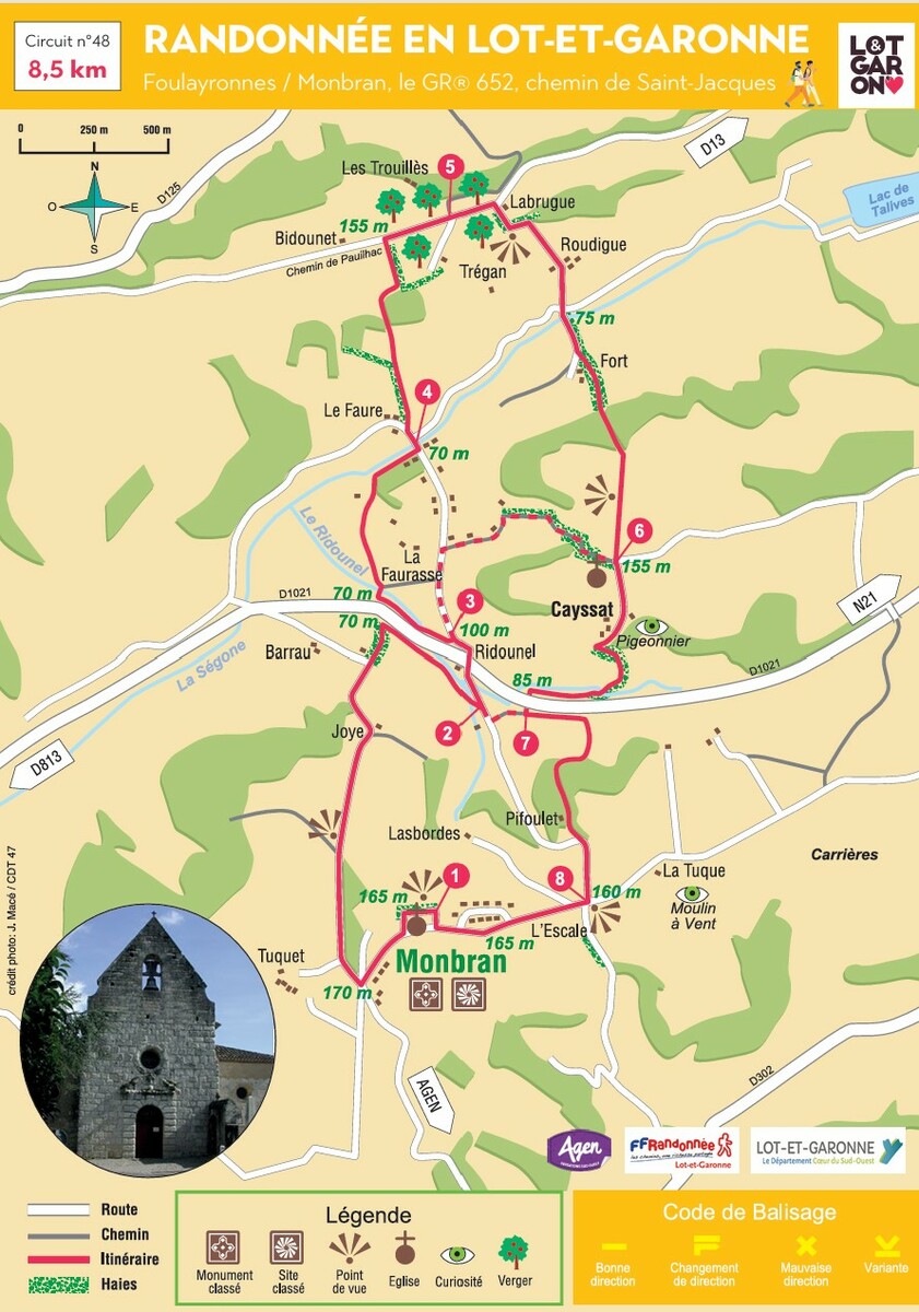 Rando à MONBRAN jeudi 22 octobre 2026