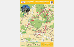 Rando à MONTGAILLARD (2 boucles) dimanche 28 septembre 2025