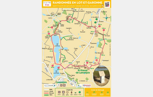 Rando à St Vincent de Lamontjoie jeudi 9 juillet 2026