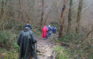 Rando (sous la pluie et dans la boue) Jeudi 4 février au Lac de Talives