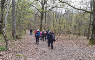 Rando à St Robert jeudi 2 avril Bravo à Gisèle et Michel pour cette belle rando avec un peu de pluie